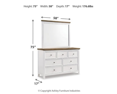 Westconi Dresser and Mirror