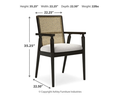 Galliden Dining Arm Chair