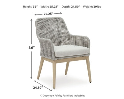 Seton Creek Outdoor Dining Arm Chair