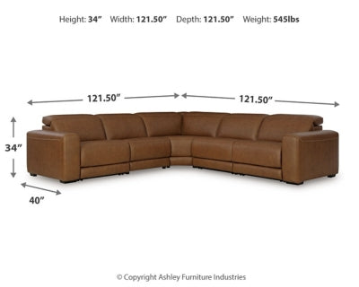 Rally-Up 5-Piece Power Reclining Sectional