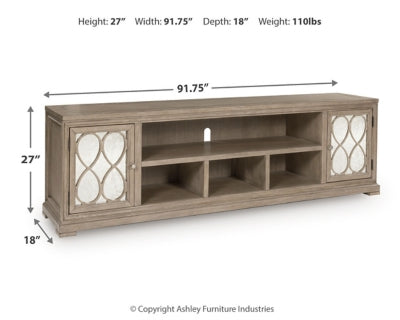 Jorlaina Extra Large TV Stand