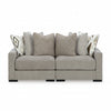 Aslan Court 2-Piece Loveseat Sectional