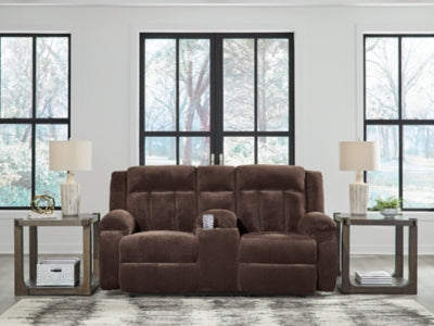 Greely Bend Power Reclining Loveseat with Console