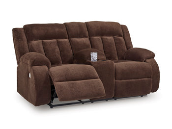 Greely Bend Power Reclining Loveseat with Console