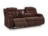Greely Bend Power Reclining Sofa with Drop Down Table