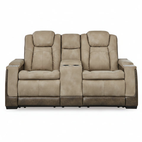 Next-Gen DuraPella Power Reclining Loveseat with Console
