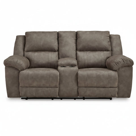 Laresview Reclining Loveseat with Console