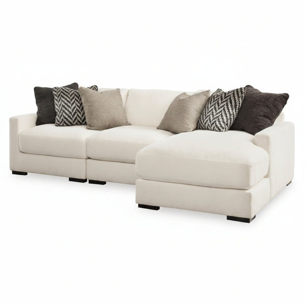 Elissa Court 3-Piece Sectional Sofa with Chaise