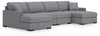 Omaha by Ashley 4-Piece Sectional with Chaise