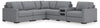 Omaha by Ashley 6-Piece Sectional with Audio Console