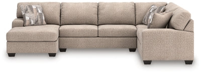 Newellen 3-Piece Sectional with Chaise