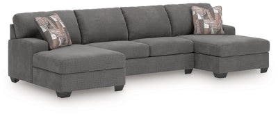 Newellen 3-Piece Sectional with Double Chaise