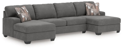 Newellen 3-Piece Sleeper Sectional with Double Chaise