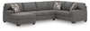 Newellen 3-Piece Sleeper Sectional with Chaise