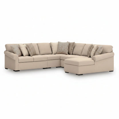 LadyMae 5-Piece Sectional with Chaise