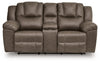 Knoxlee Reclining Loveseat with Console