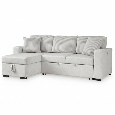 Poppleton 2-Piece Sectional with Pop Up Sleeper and Chaise