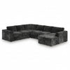 Goodfella 4-Piece Sectional with Pop Up Sleeper and Chaise