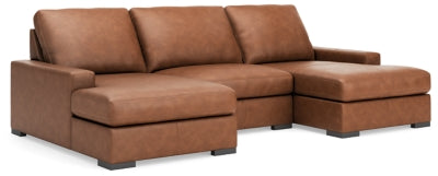 Calden 3-Piece Sectional with Double Chaise
