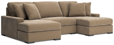 Calden 3-Piece Sectional with Double Chaise