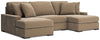 Calden 3-Piece Sectional with Double Chaise