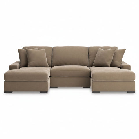 Calden 3-Piece Sectional with Double Chaise