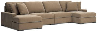 Calden 4-Piece Sectional with Double Chaise