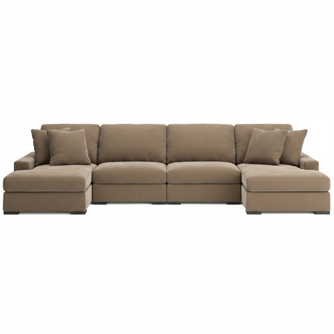 Calden 4-Piece Sectional with Double Chaise