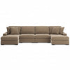 Calden 4-Piece Sectional with Double Chaise