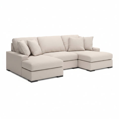 Calden 3-Piece Sectional with Double Chaise