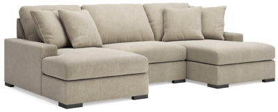 Calden 3-Piece Sectional with Double Chaise