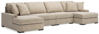 Calden 4-Piece Sectional with Double Chaise