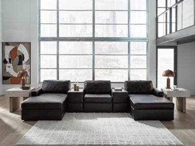 ModMax II 5-Piece Double Chaise Sectional with Storage Consoles