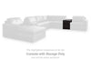 ModMax II 3-Piece Sectional Sofa with Storage Console