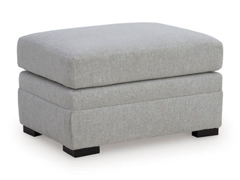 Ivory Brook Ottoman