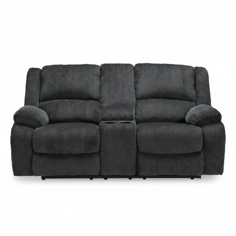 Draycoll Reclining Loveseat with Console