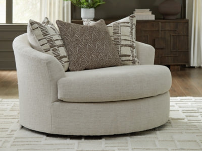 Barrelton Oversized Swivel Accent Chair