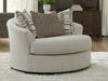 Barrelton Oversized Swivel Accent Chair