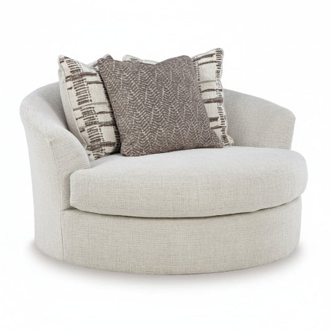 Barrelton Oversized Swivel Accent Chair