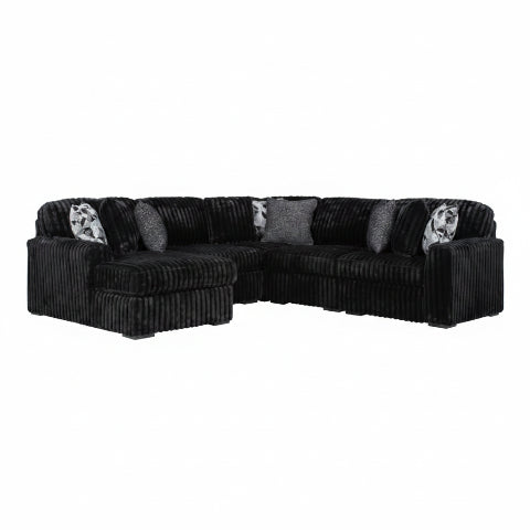 Midnight-Madness 6-Piece Sectional with Chaise