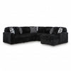 Midnight-Madness 6-Piece Sectional with Chaise