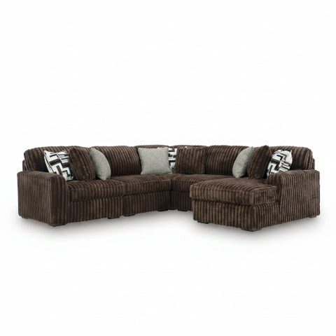 Midnight-Madness 5-Piece Sectional with Chaise