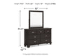 Covetown Dresser and Mirror