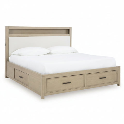 Calmoro King Bookcase Bed