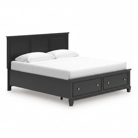 Lanolee King Panel Storage Bed
