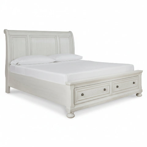 Robbinsdale King Sleigh Bed with Storage
