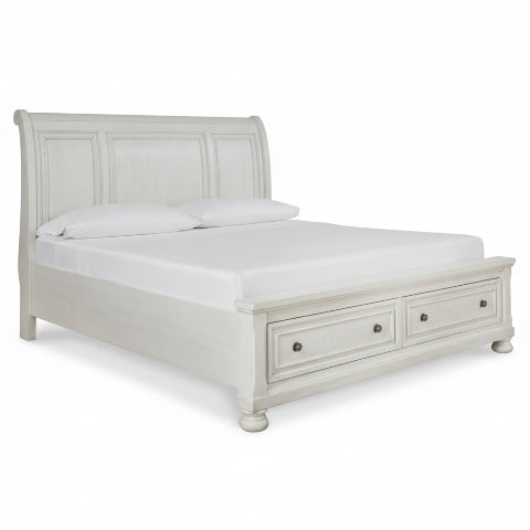 Robbinsdale Queen Sleigh Bed with Storage