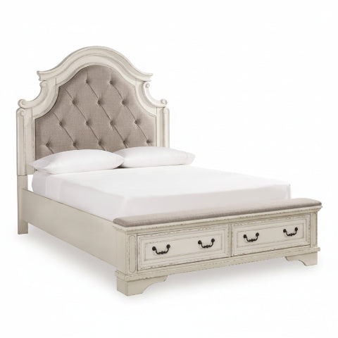 Realyn Queen Upholstered Storage Bed