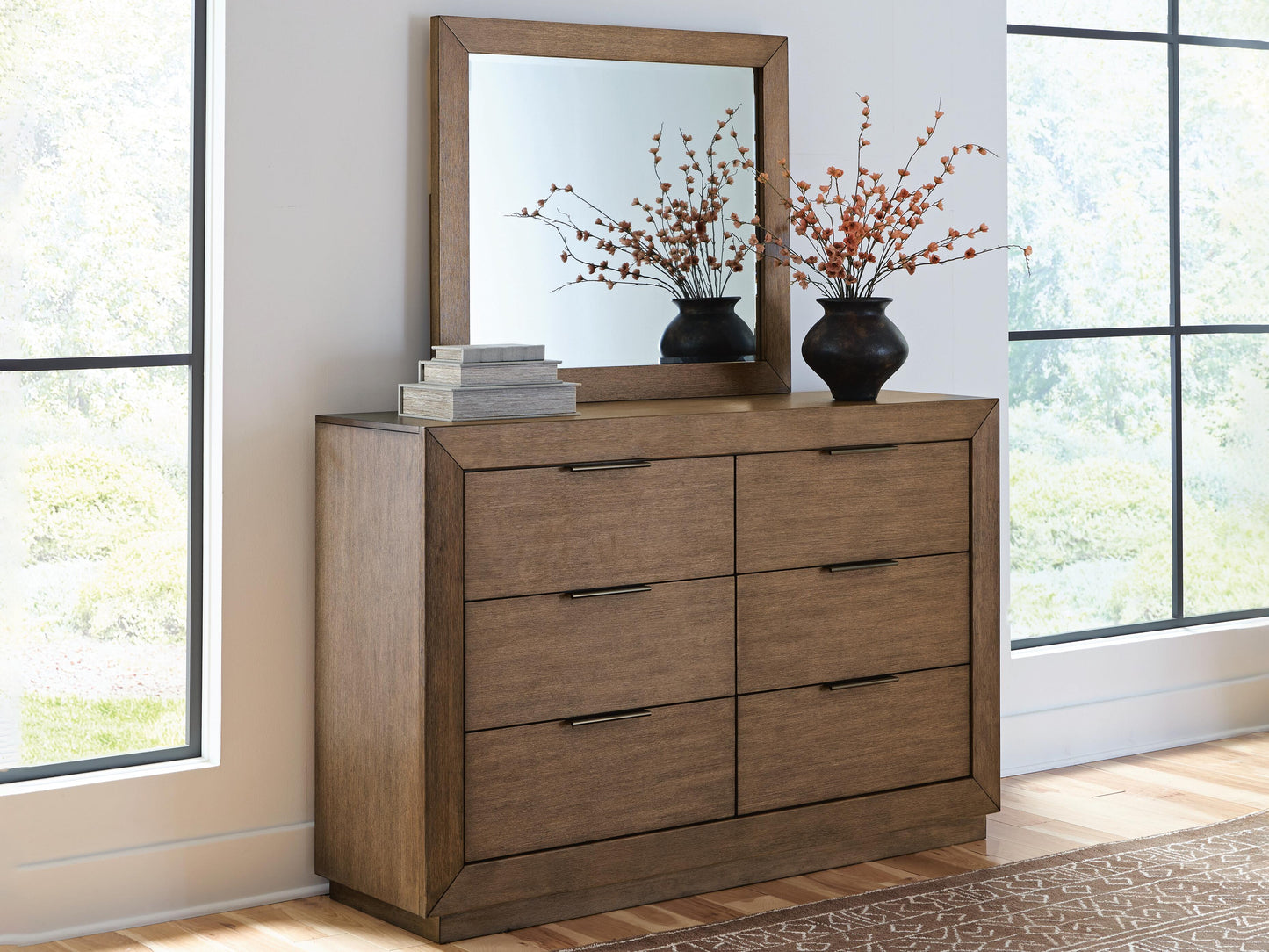 Hennington Dresser and Mirror - image 1