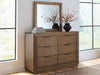 Hennington Dresser and Mirror